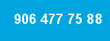 906 477 75 88 906 477 75 88